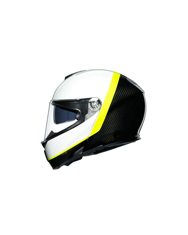 AGV SPORTMODULAR RAY CARBON/WHITE/YELLOW M