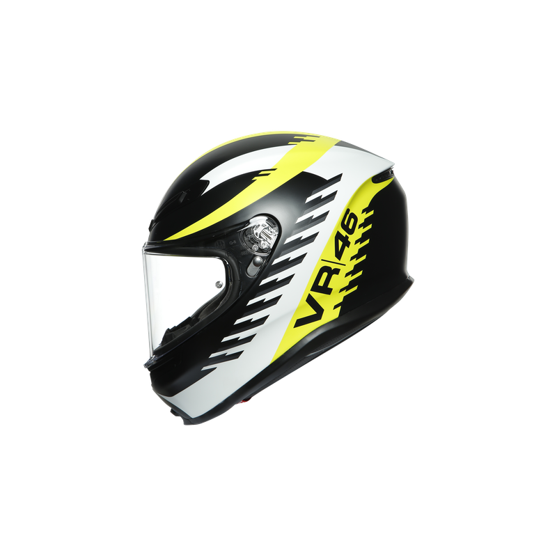 AGV K6 RAPID 46 MATT BLACK/WHITE/YELLOW XL