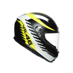 AGV K6 RAPID 46 MATT BLACK/WHITE/YELLOW XL