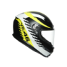 AGV K6 RAPID 46 MATT BLACK/WHITE/YELLOW XL