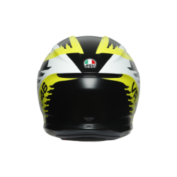 AGV K6 RAPID 46 MATT BLACK/WHITE/YELLOW XL