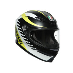 AGV K6 RAPID 46 MATT BLACK/WHITE/YELLOW XL