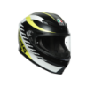 AGV K6 RAPID 46 MATT BLACK/WHITE/YELLOW XL