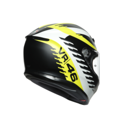 AGV K6 RAPID 46 MATT BLACK/WHITE/YELLOW XL