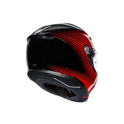 AGV K6 RUSH BLACK/RED ML