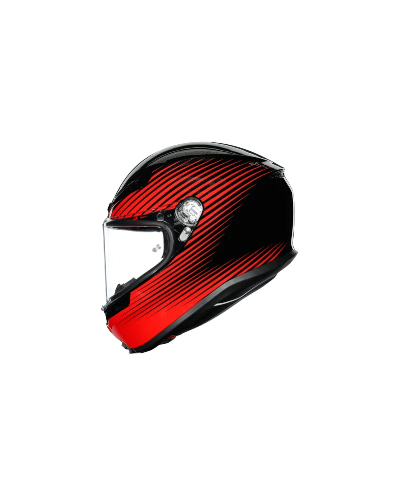 AGV K6 RUSH BLACK/RED L