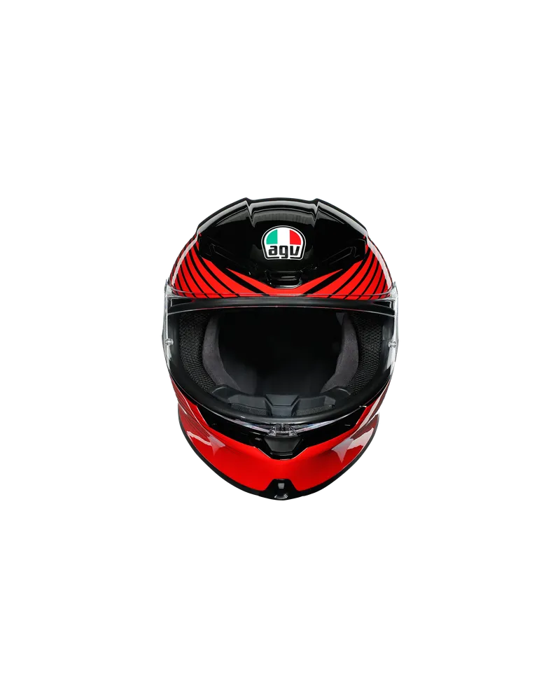 AGV K6 RUSH BLACK/RED L
