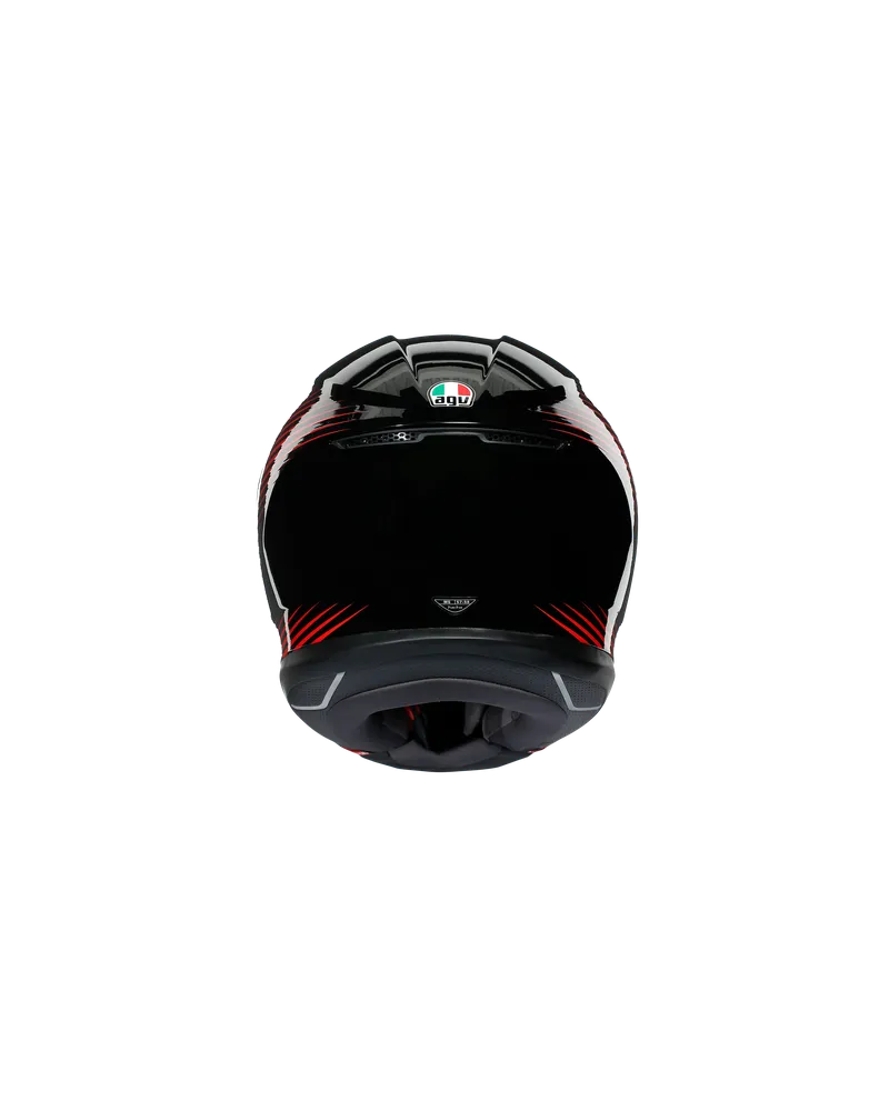 AGV K6 RUSH BLACK/RED L