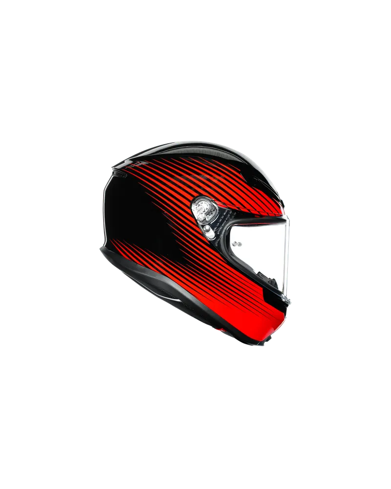 AGV K6 RUSH BLACK/RED L