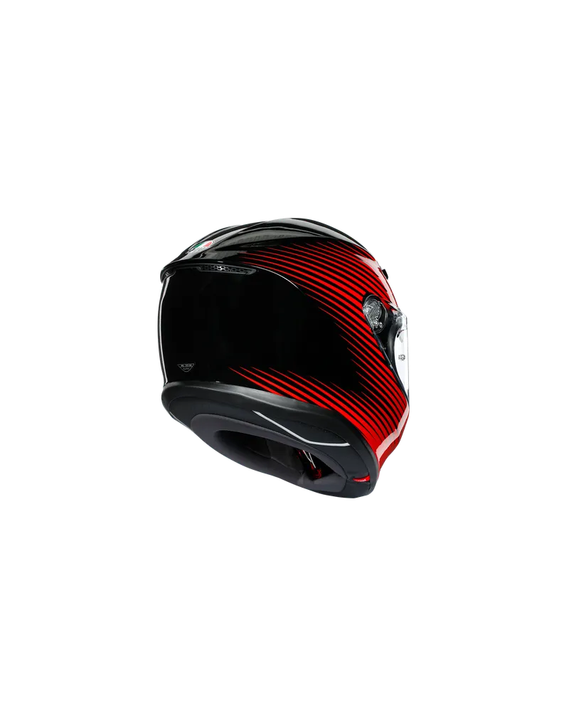 AGV K6 RUSH BLACK/RED L
