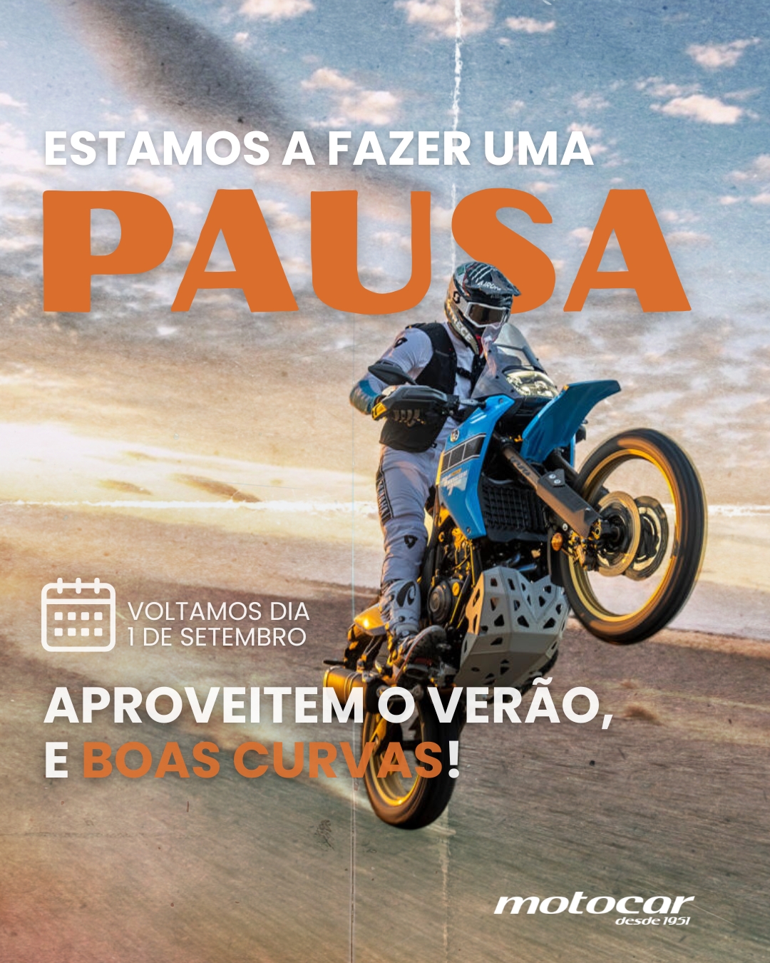 Estamos a fazer uma pausa. Voltamos dia 1 de setembro.